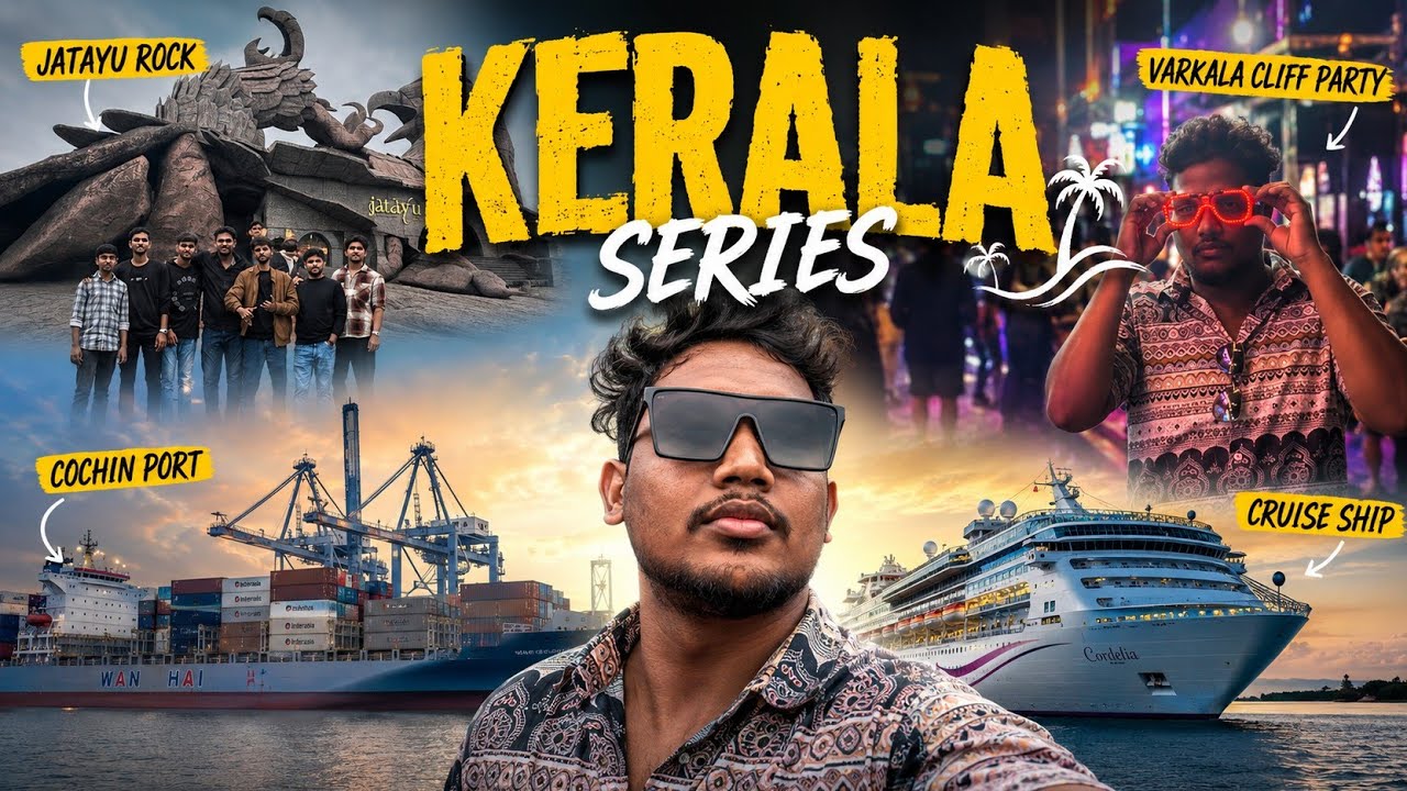 KERALA SERIES | EP: 02 | KOCHI#kerala #varkala #jatayuearthcenter #kochi #kollam #jatayu #keralatour