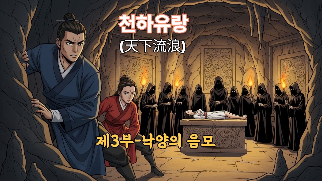 [무협] 낙양의 음모, 무림맹주 딸 구출작전 [ 천하유랑 3부]정통 무협 오디오북 50분