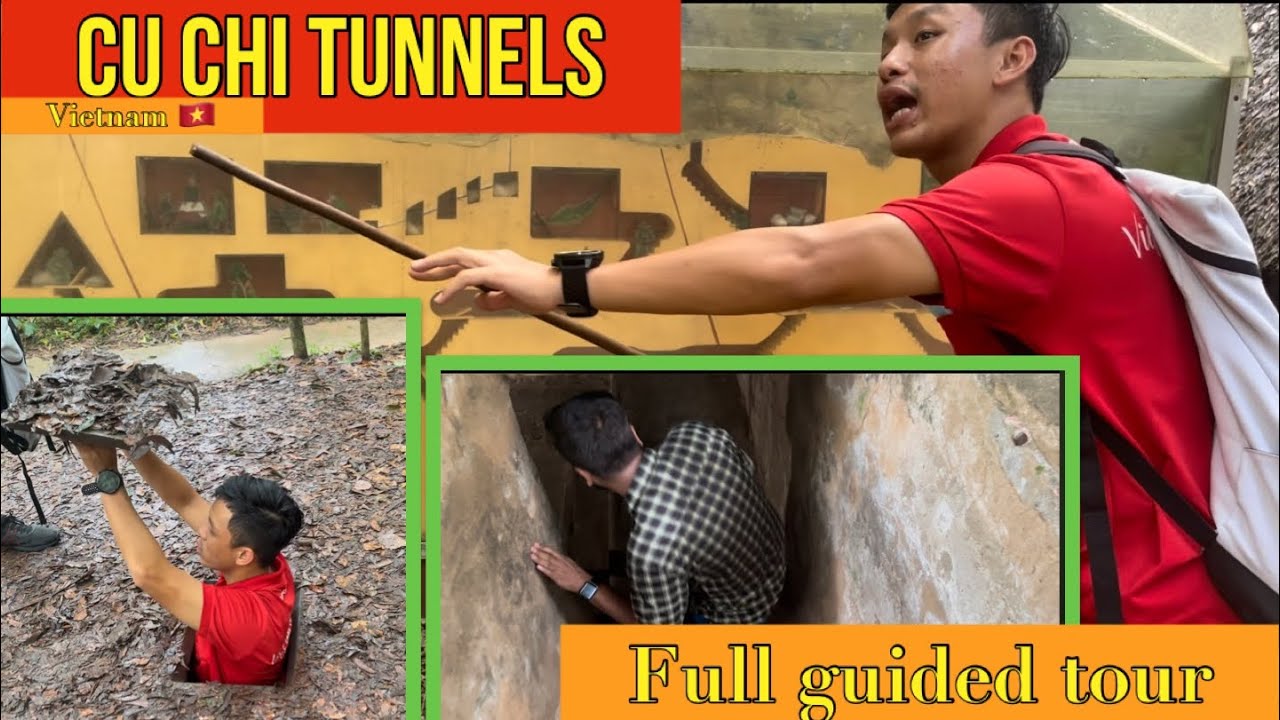 Cu chi tunnels: full guided video tour In Ho chi Minh city #vietnam