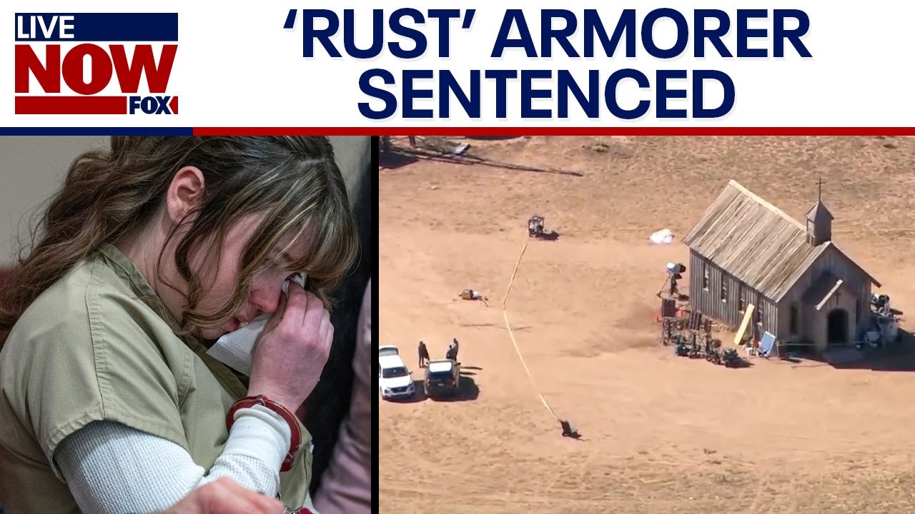 WATCH: 'Rust' armorer Hannah Gutierrez-Reed cries as she receives prison sentence | LiveNOW from FOX