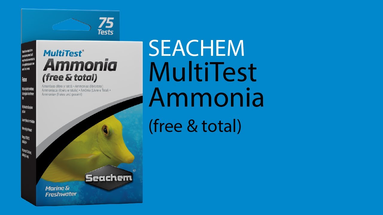 Seachem MultiTest Ammonia [ENG SUB]