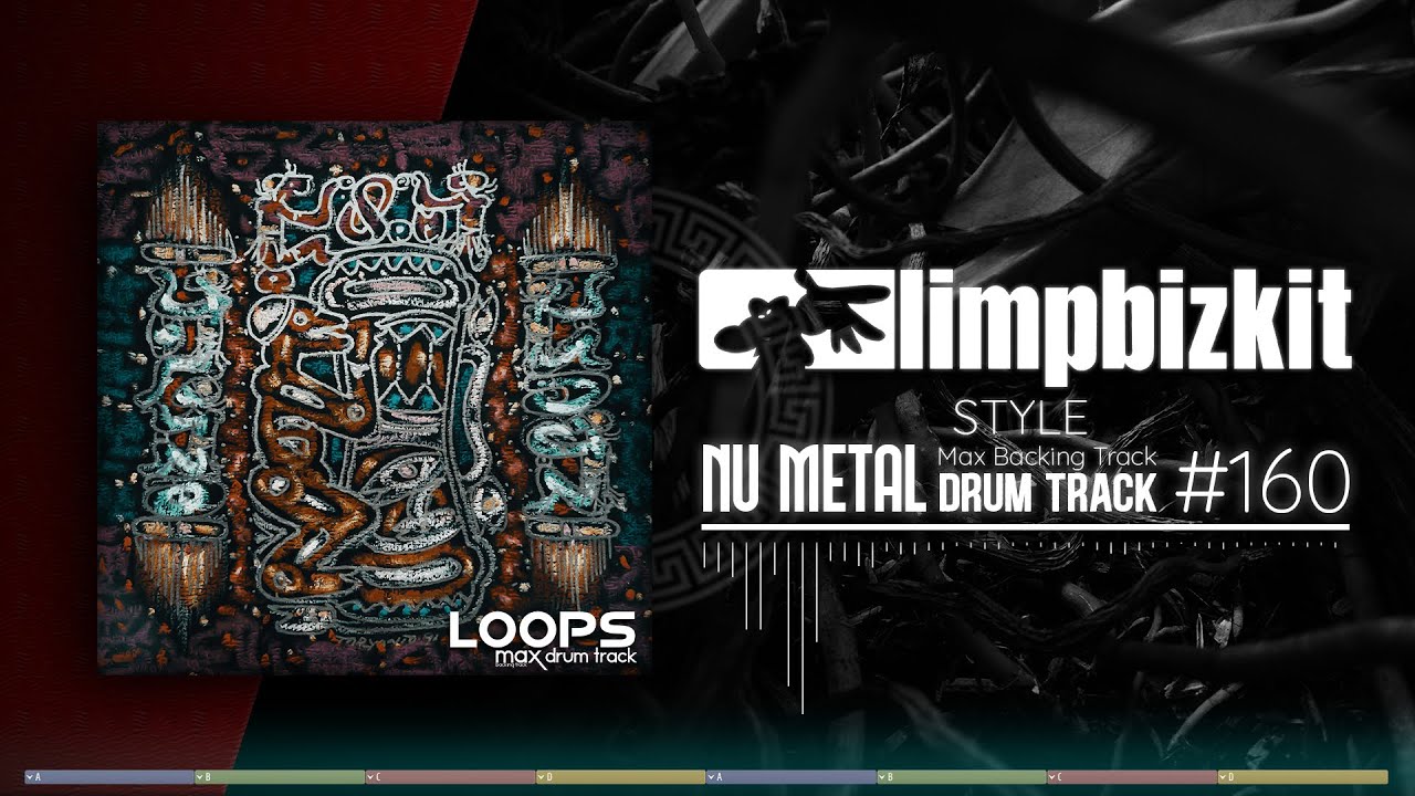 Nu Metal Drum Track / Limp Bizkit Style / 105 bpm