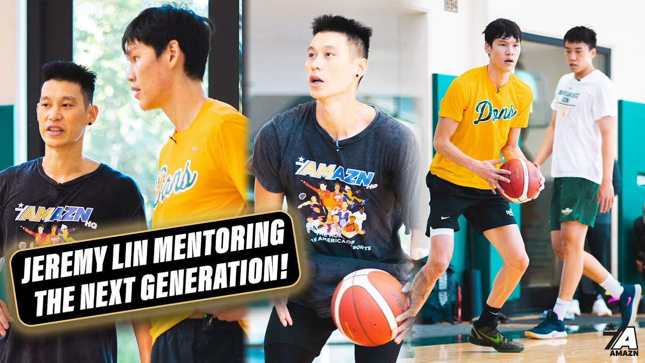JEREMY LIN trains 6'8