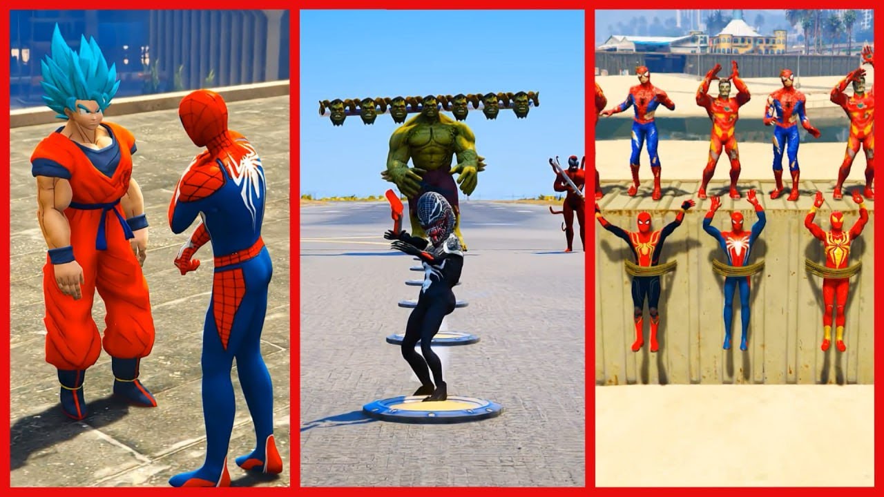 Spiderman VS Goku VS Batman | AVENGERS Anime 🆚 SPIDERMAN VS ZOMBIE IRONMAN | HULK SAVED ALL | Avenge