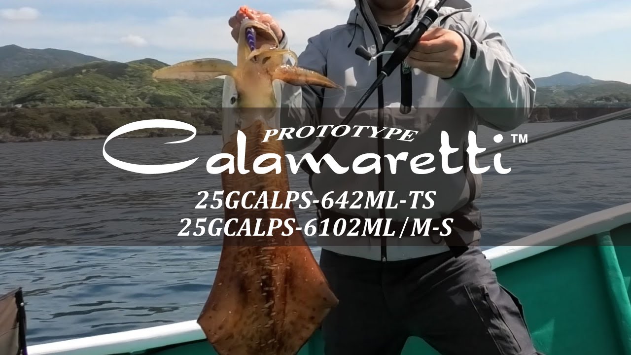 【ティップエギング】25カラマプロトタイプ　25GCALPS-642ML-TS・25GCALPS-6102ML/M-S