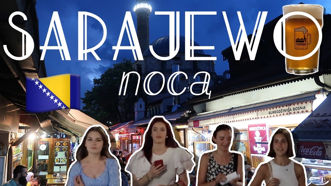 SARAJEWO | Życie nocne i kraftowe piwo przy Ba&scaron;čar&scaron;ija | Bośnia i Hercegowina | Bałkany 2022 🇧🇦