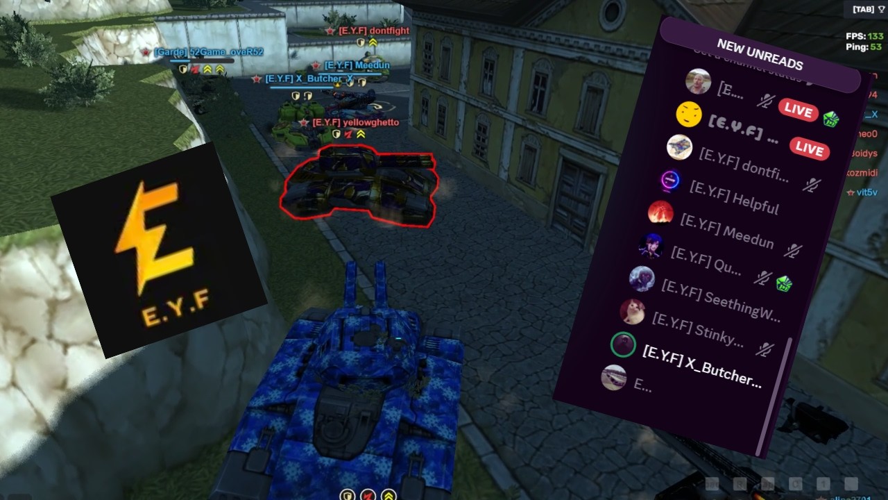 Знакомства с E.Y.F выглядят примерно так... | Tanki Online