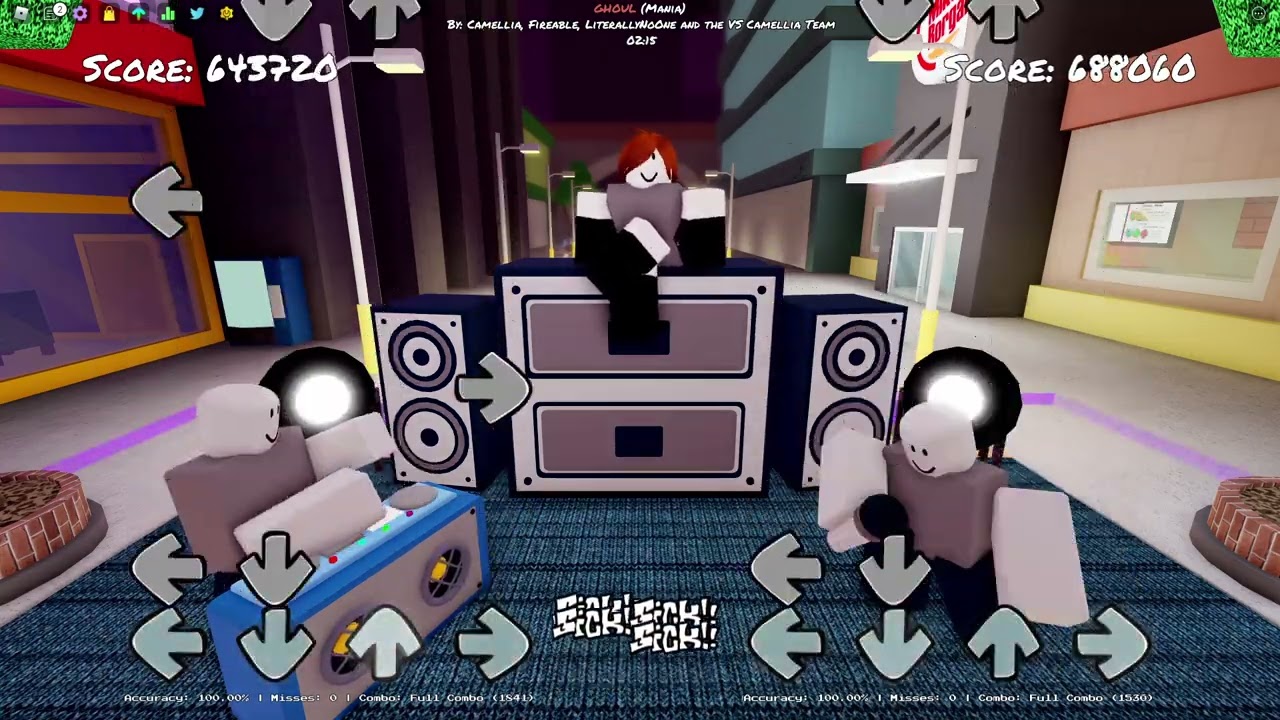 Roblox Funky Friday - GHOUL (Mania) Botplay [Both PFC]
