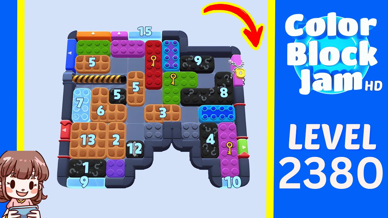 Color Block Jam Level 1470 (2380) Solution Walkthrough