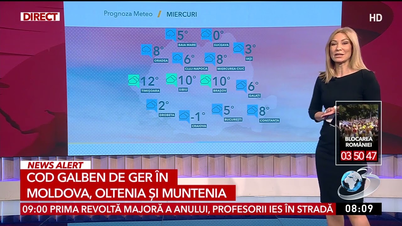 Temperaturi maxime de până la 12 grade
