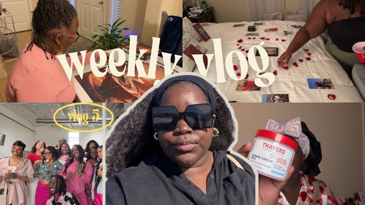 Valentine’s Day, Herbal Mocktail Class, Skincare Routine | WEEKLY VLOG