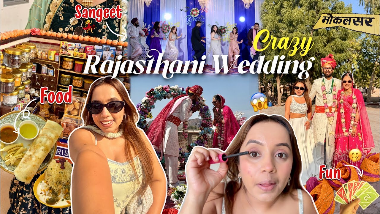 I went to a Rajasthani Indian wedding 🤭friends shaadi vlog💍