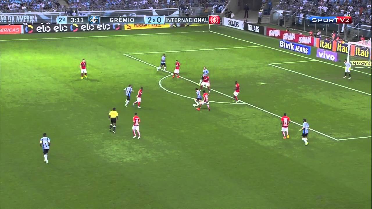 Grenal 407 - Grêmio 5 x 0  inter ! Jogo completo de 9 Agosto de 2015 #VamosGrêmio