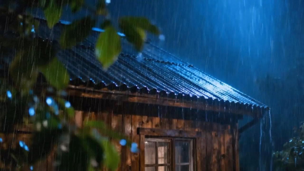 Rain Sounds For Sleeping – 99% Instantly Fall Asleep With Heavy Rain And Thunder At Night ASMR #101