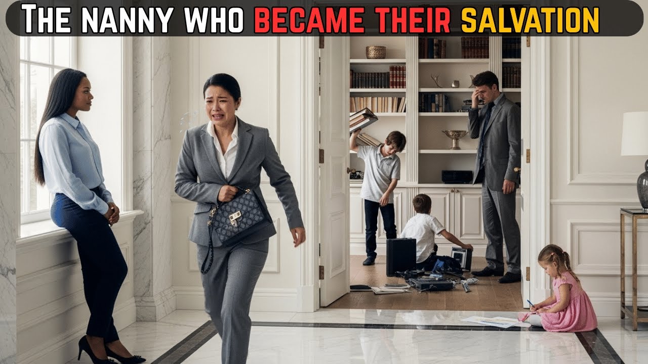 NO NANNY SURVIVED TWO DAYS WITH THE MILLIONAIRE'S TRIPLET...UNTIL SHE ARRIVED AND DID THE