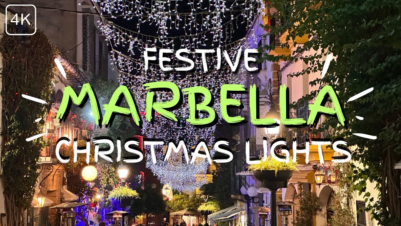 🎅 Marbella by Night: Mesmerizing Christmas Lights Tour! ✨Costa del Sol| Malaga| Spain