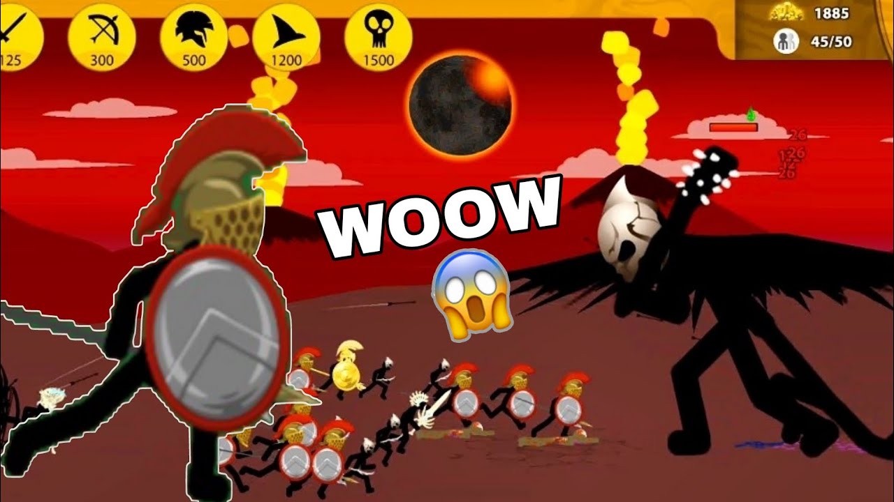 WOOW STIC WAR LEGACY ANDROID GAMEPLAY . SUPER BATTLE 