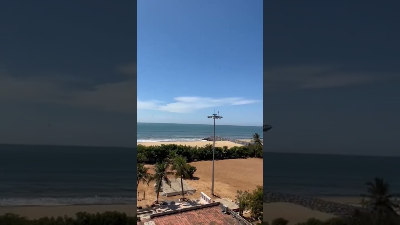 beautiful kalpakkam beach and cisf unit