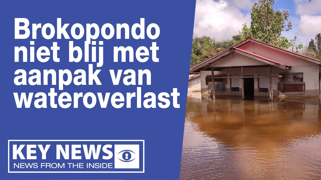 Brokopondo niet blij met aanpak van wateroverlast