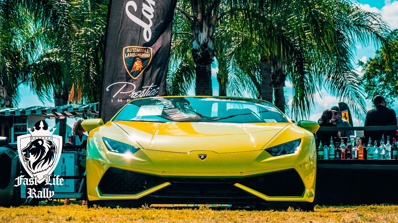 Lamborghini Miami at Festivals of Speed 2016 - Brett David interview by Fast Life Rally 🏎💥🏁😎