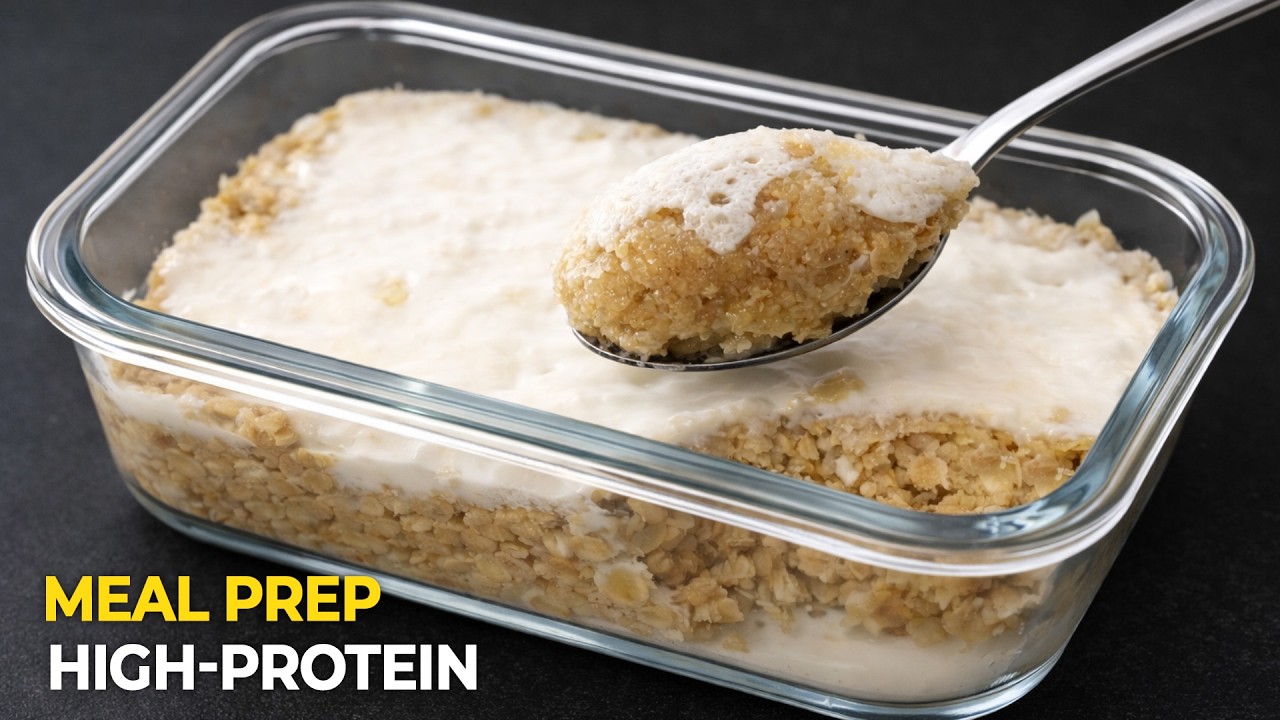 High-Protein Oatmeal | Breakfast Meal Prep