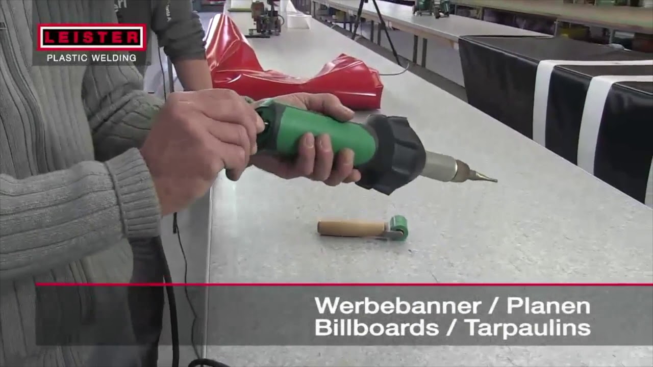 LEISTER TRIAC ST for joining Banners and Tarpaulin