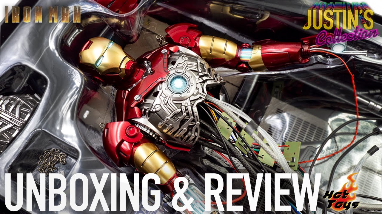 Hot Toys Iron Man MK3 Construction Version Diorama Unboxing & Review
