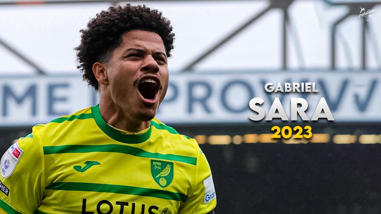 Gabriel Sara 2023 - Magic Skills, Assists & Goals - Norwich City | HD