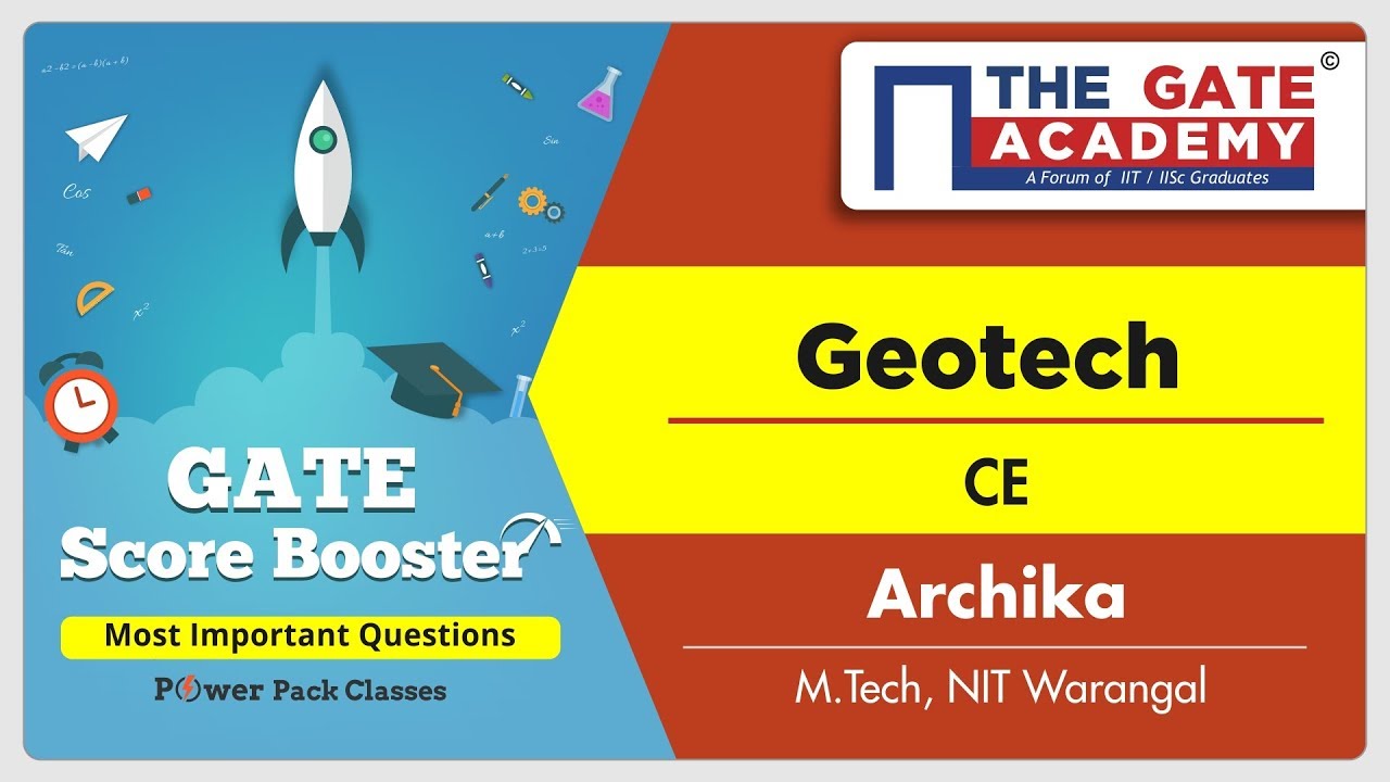 Geotech (Civil Engineering) - Most Important Questions | GATE - 2019
