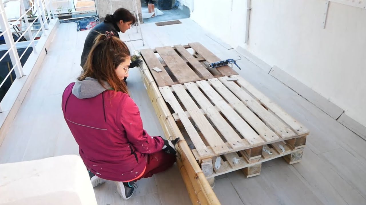 Reformé una terraza de manera creativa, quedó increíble❤️
