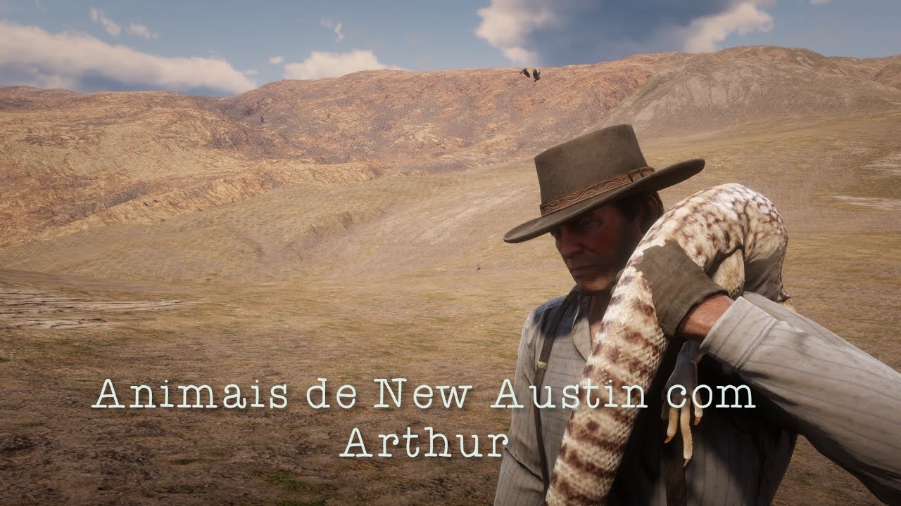Red Dead Redemption II - Animais de New Austin com Arthur.