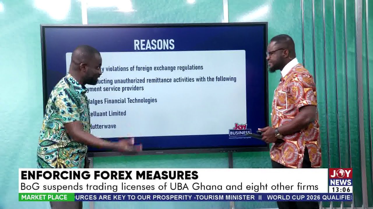BoG suspends trading licenses of UBA Ghana and eight other firms | The Market Place (5-9-25)