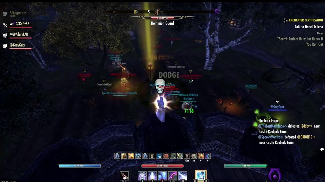 ESO PvP PC NA LOW CP with GRAYGAAR