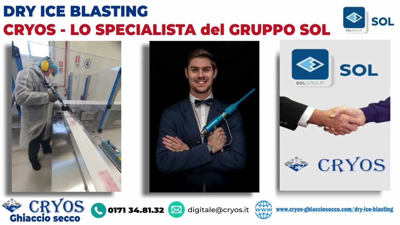 CRYOS -  lo specialista del GHIACCIO SECCO del Gruppo SOL