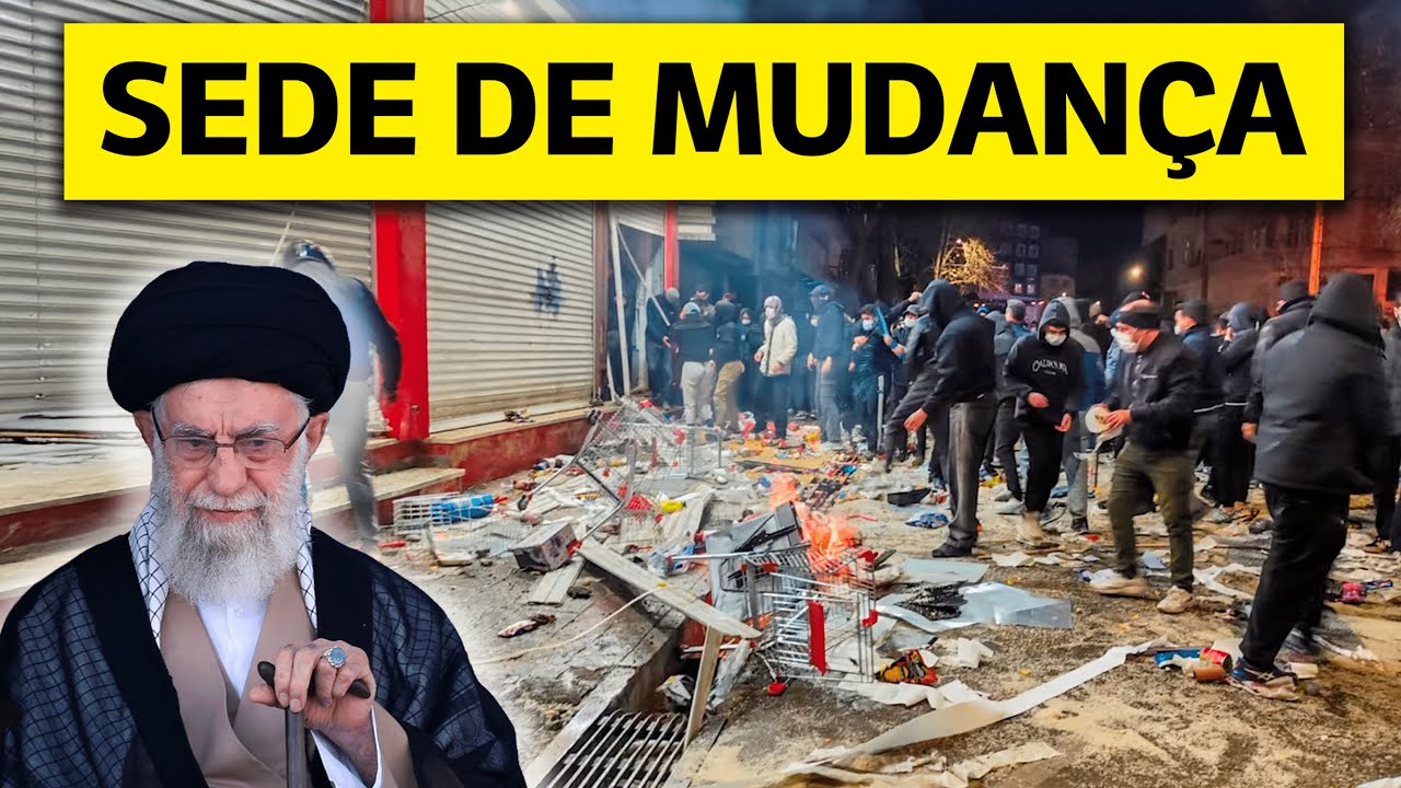 População do Irã Invade As Ruas Para Se Livrar Do Regime