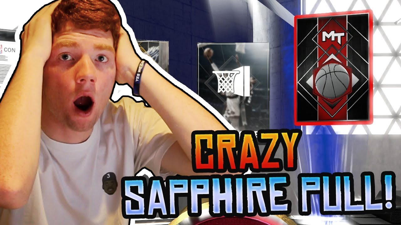 CRAZY LEAGUE LEADER PACK OPENING! INSANE SAPPHIRE PULL!! (NBA 2K18 MYTEAM)