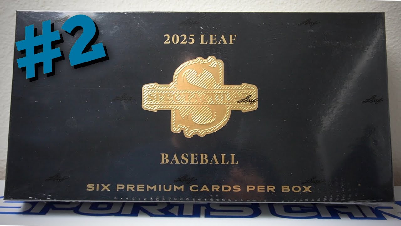 2025 Leaf Spectacular Box Break! Box 2 z 2: Niesamowity Quad G.O.A.T.!