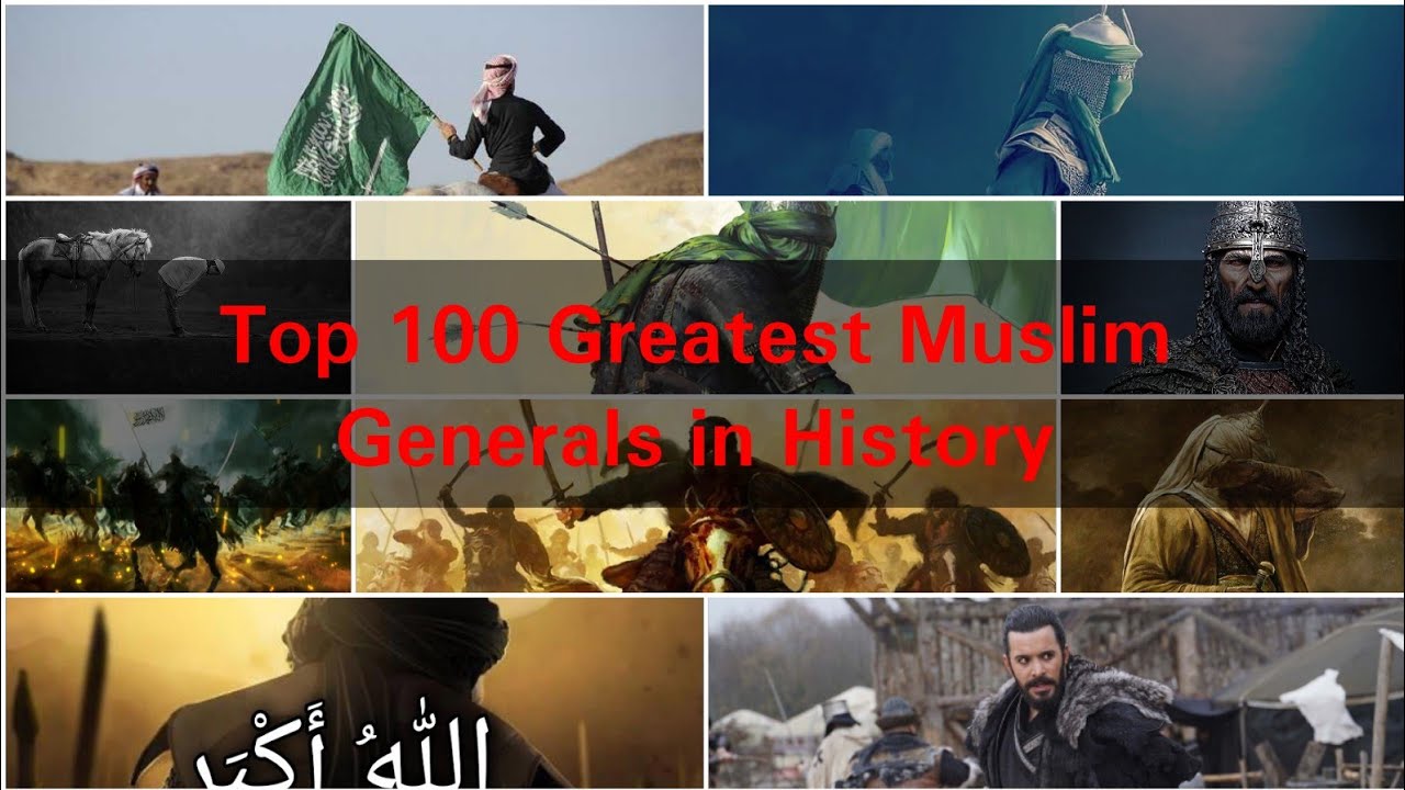 Top 100 Greatest Muslim Generals in History #1000subscriber #support