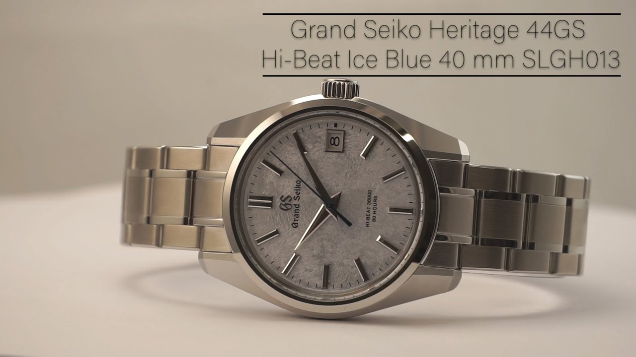 Grand Seiko Heritage 44GS Hi Beat Ice Blue 40 mm SLGH013