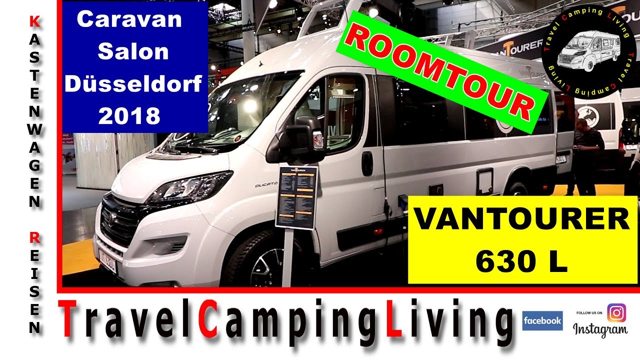 VANTOURER 630 L Roomtour, Modelljahr 2019, neuer Frischwassertank, Sofa-Funktion, Caravan Salon 2018