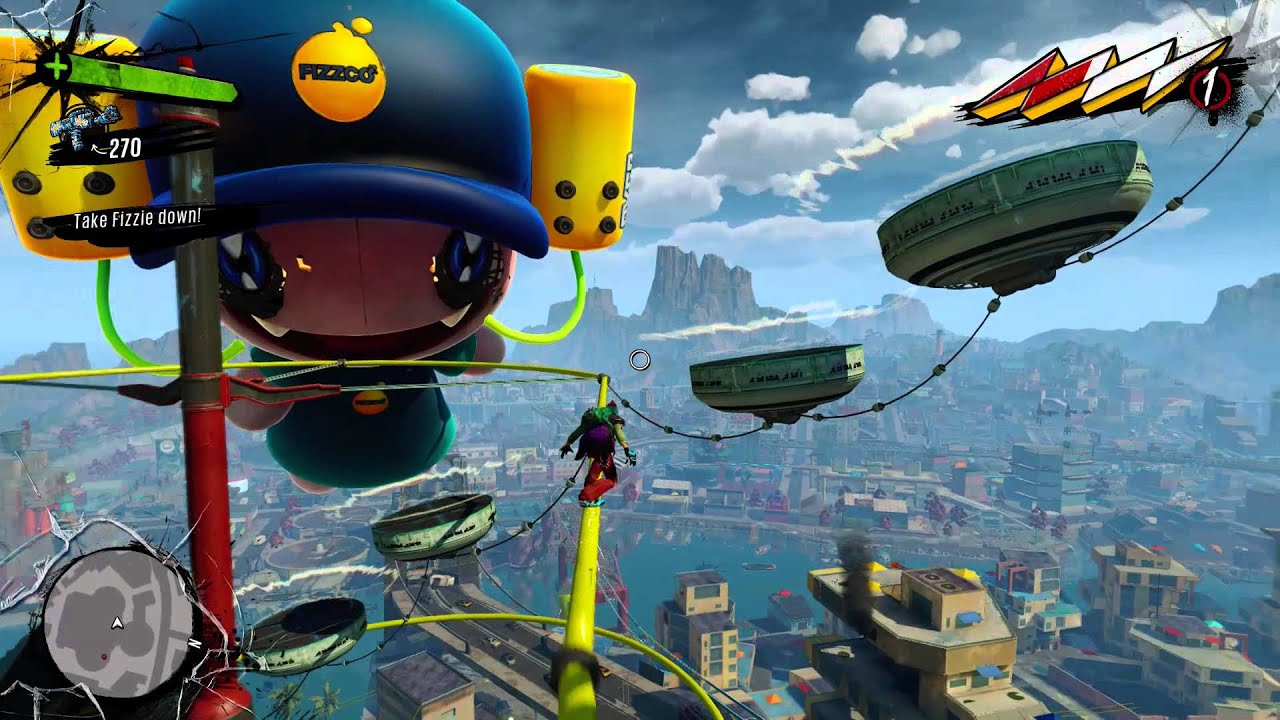 Sunset Overdrive Gameplay - FIZZIE BOSS FIGHT (XB1 1080p HD)
