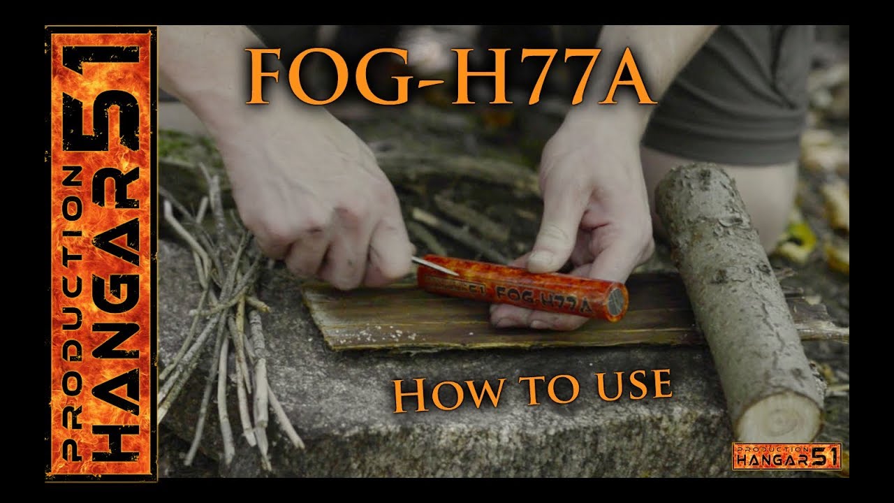 How to use the FOGH77A fire starter