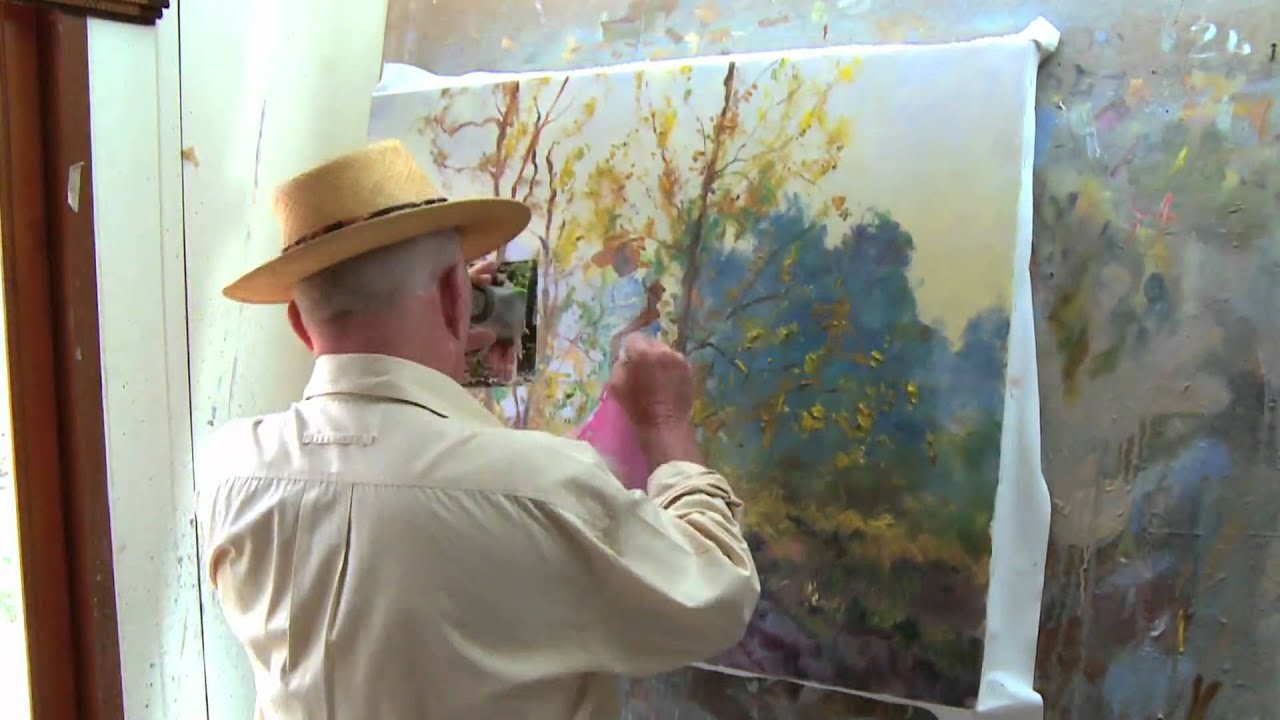 'Late Light' Romantic Speed Painting By Robert Hagan