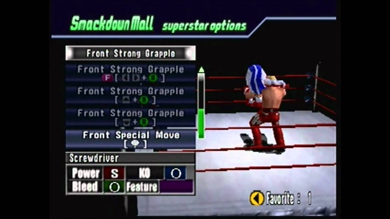 WWF No Mercy Steiner Screwdriver