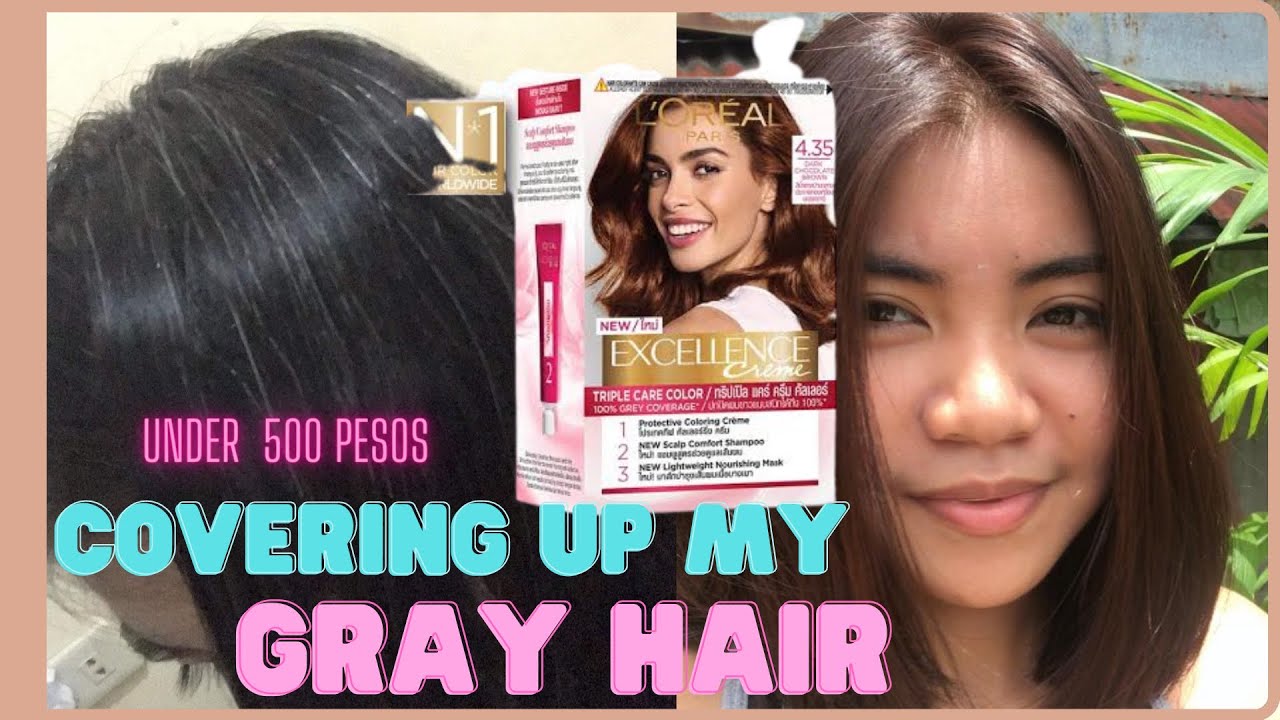 COVERING UP MY GRAY HAIR | LORÉAL EXCELLENCE CREME REVIEW | LOW BUDGET HAIR DYE | Toni Santos
