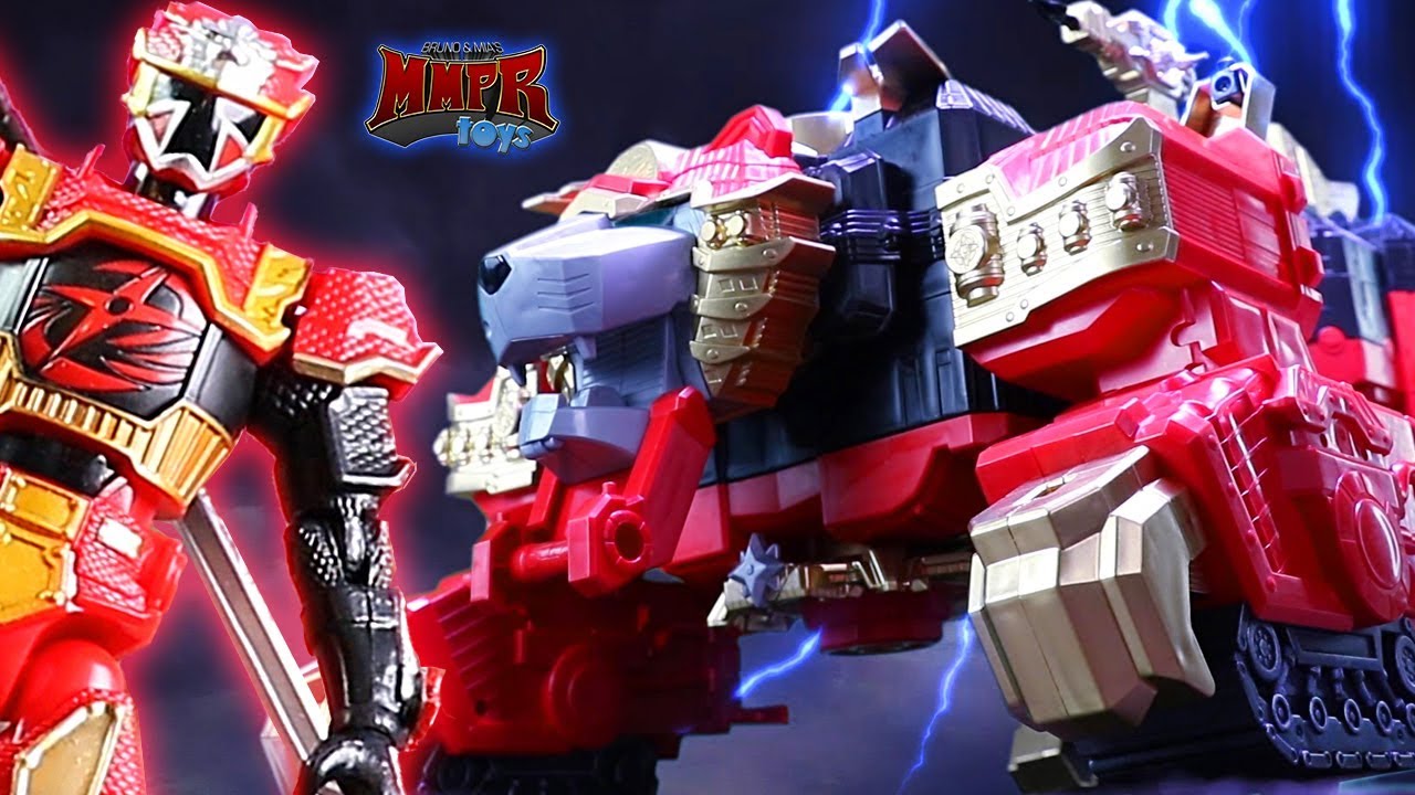 How to Paint Lion Fire Fortress Zord! Power Rangers Super Ninja Steel Animation
