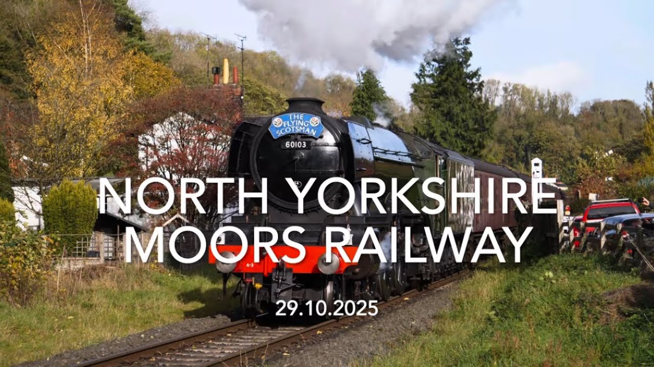 NYMR | FLYING SCOTSMAN & LOCOMOTION NO.1 SPECIALS! (29.10.2025)