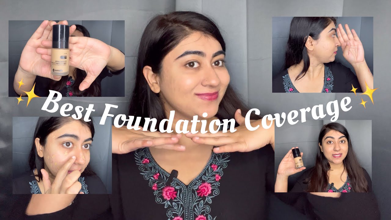Best FOUNDATION 💁🏻‍♀️for SENSITIVE/ ACNE-PRONE Skin✨ #makeup #thedermaco #ashwinderkaurofficial 