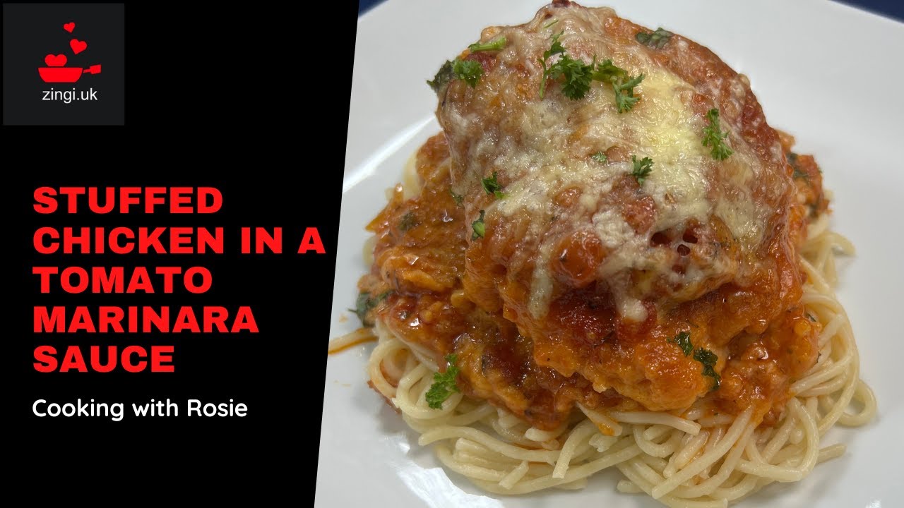 How To Make Stuffed Chicken In A Tomato Marinara Sauce