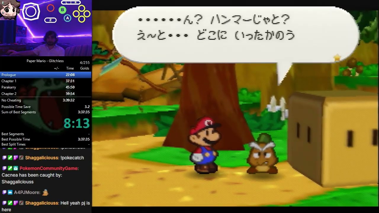 Paper Mario Glitchless (No Plant Skip) Speedrun in 3:38:36